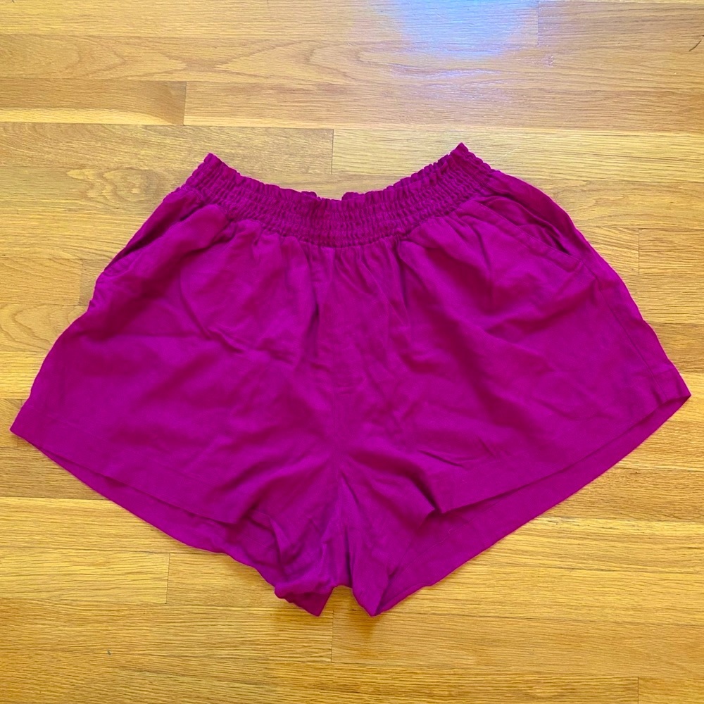 Ava & Viv magenta dress shorts, size XL